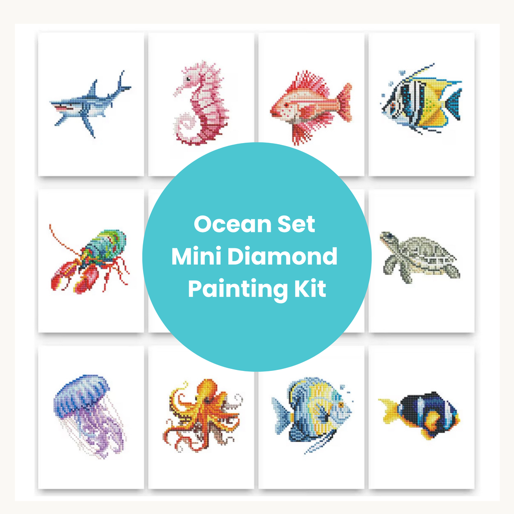 Ocean Set -  Diamond Painting Mini Kits (12 Designs)